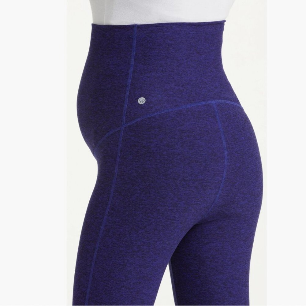 New Zella Restore Maternity Leggings M Space Dye High Waisted Yoga Pregnancy - Picture 7 of 10